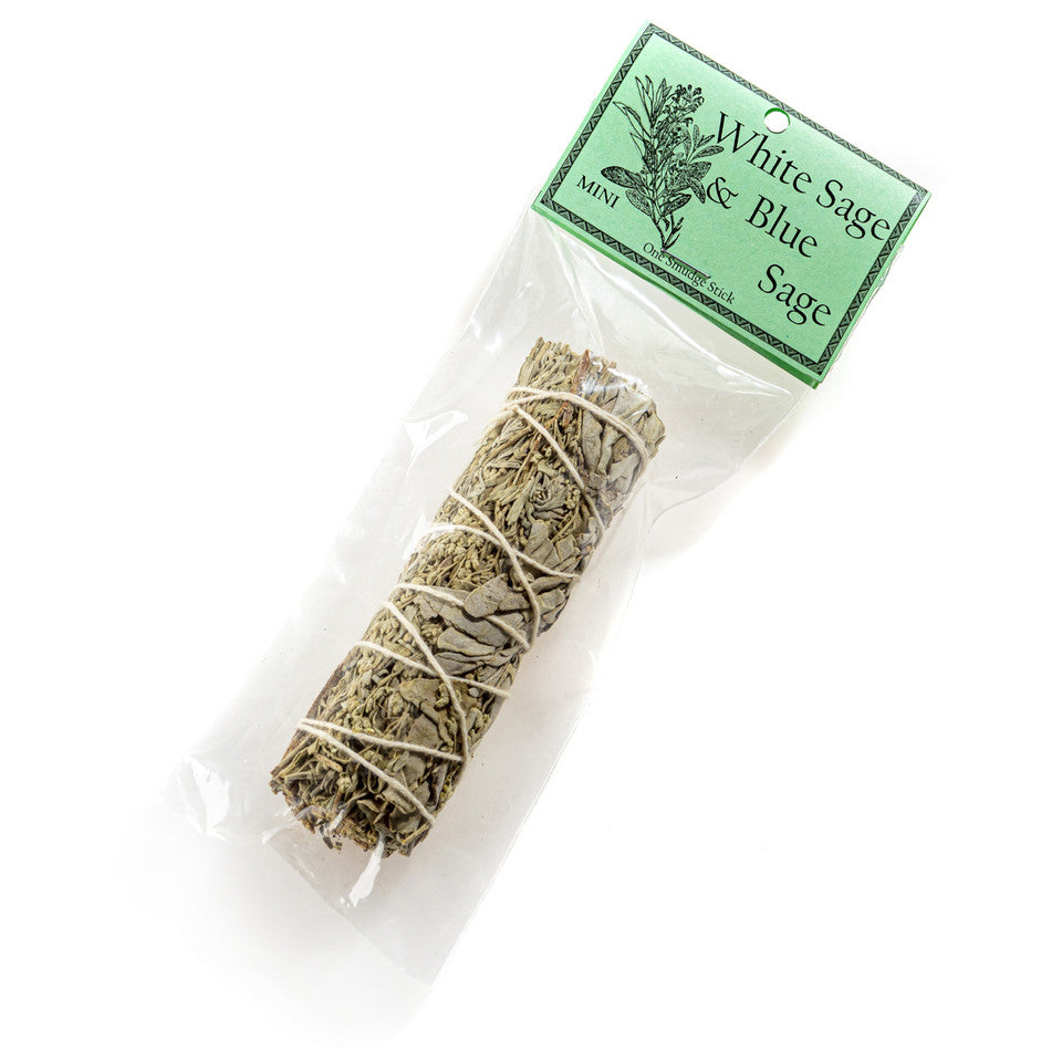 White Sage & Blue Sage Smudge Stick