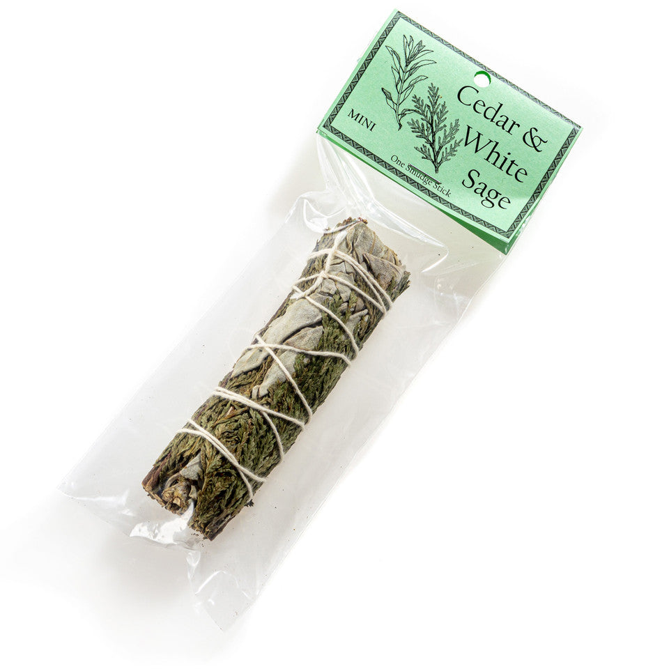 White Sage & Cedar Smudge Stick