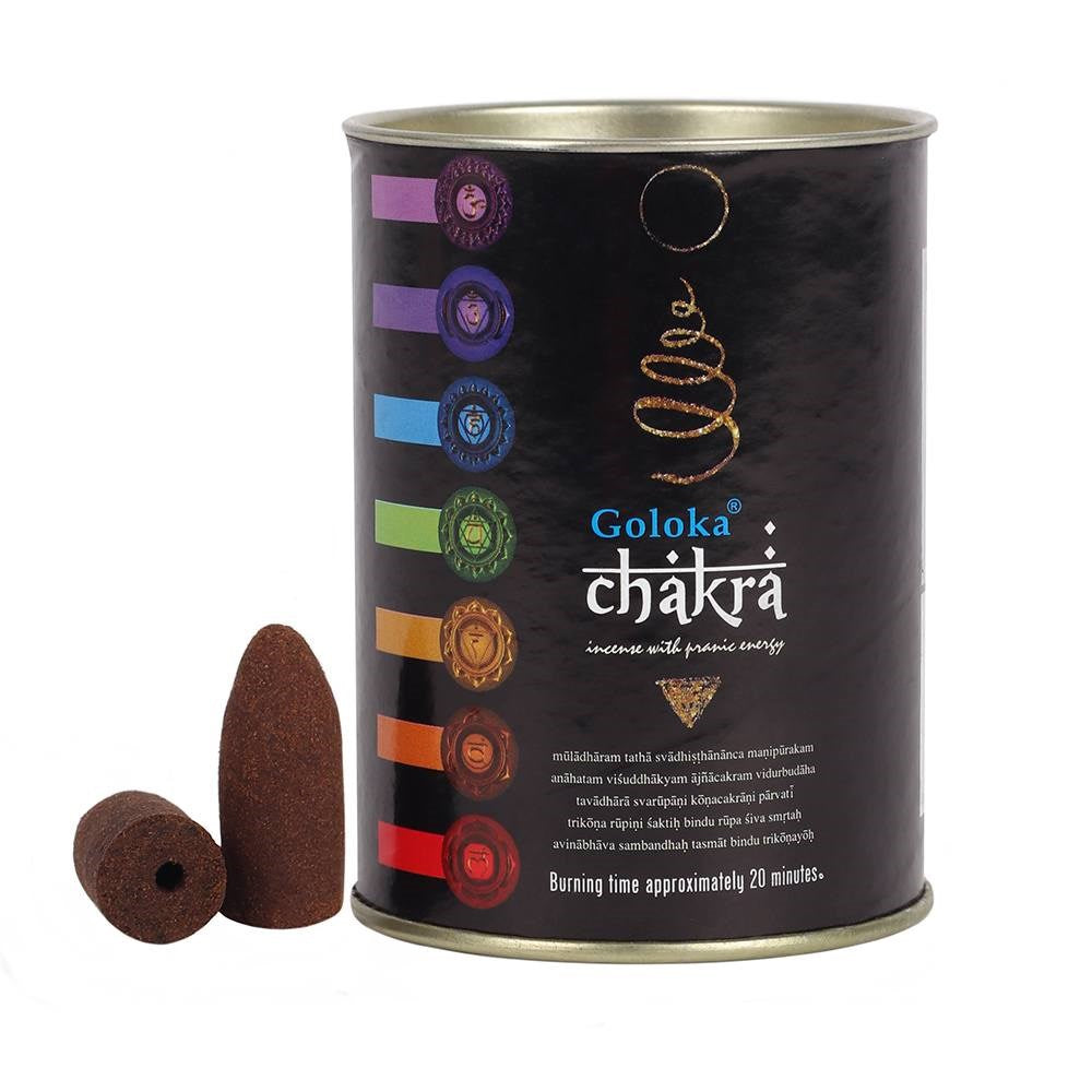 Goloka Chakra Backflow Cones