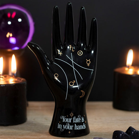 Palmistry Hand - Black