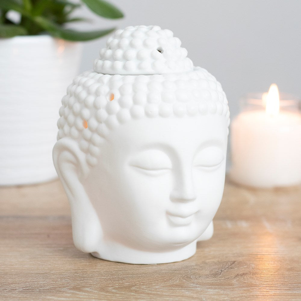 Buddha Head Oil Burner - Colour Options