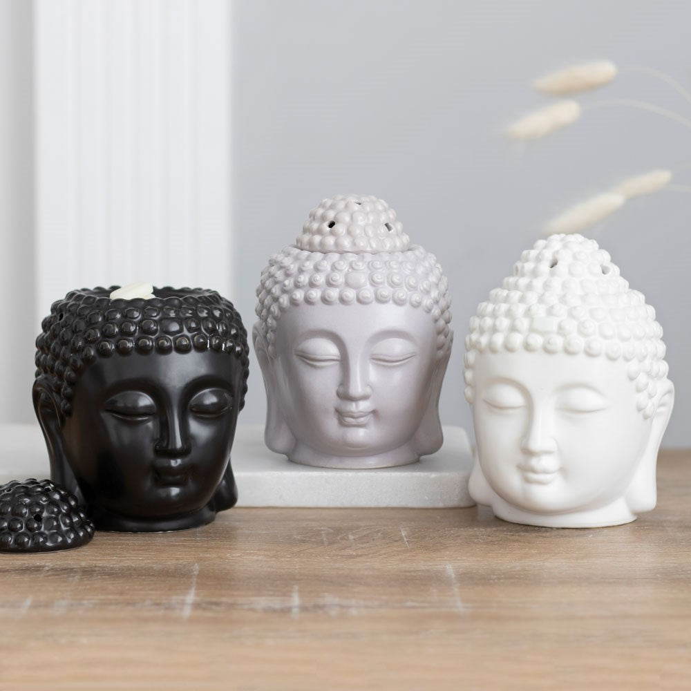 Buddha Head Oil Burner - Colour Options